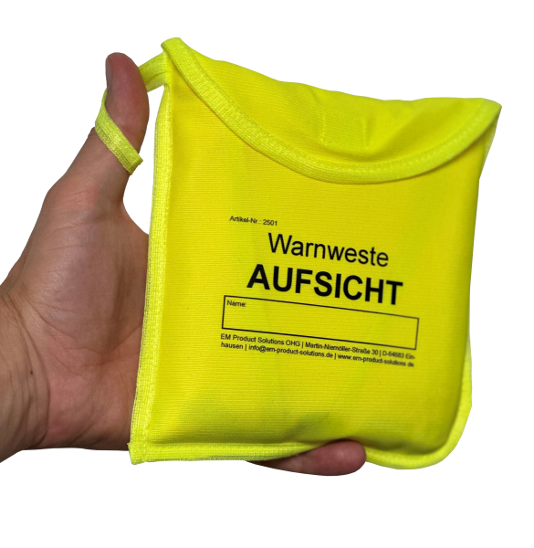 Warnweste Aufsicht
